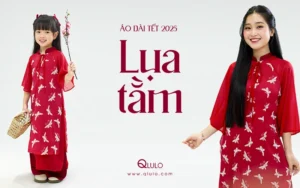 BST Áo dài cách tân Tết 2025 - LỤA TẰM- QLULO- Ảnh bìa