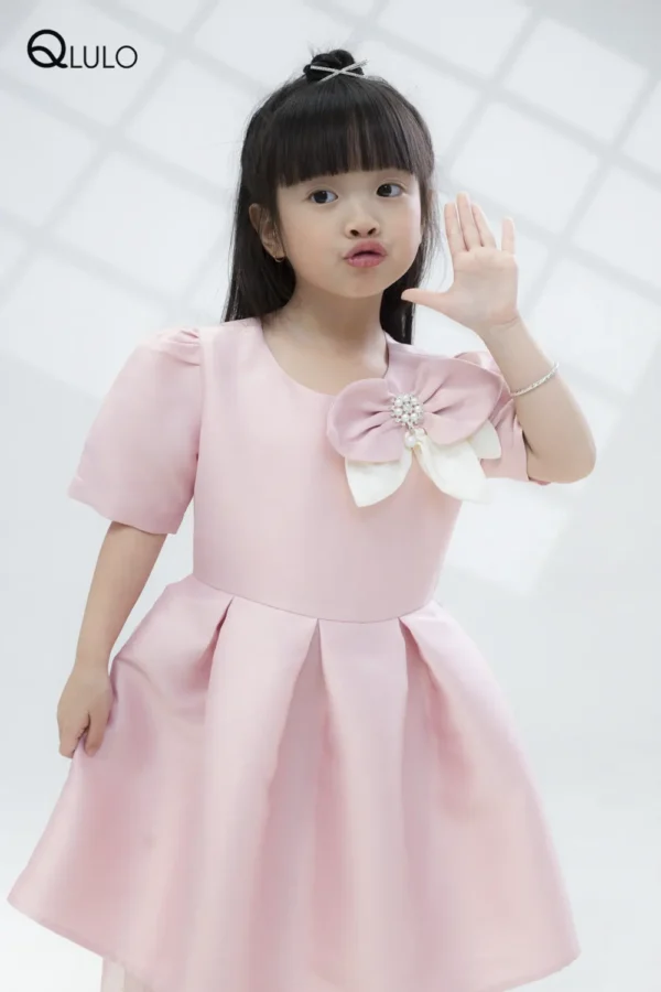 Váy đầm thiết kế sang trọng QLULO, album Angel - 24AG2011-PINK-2