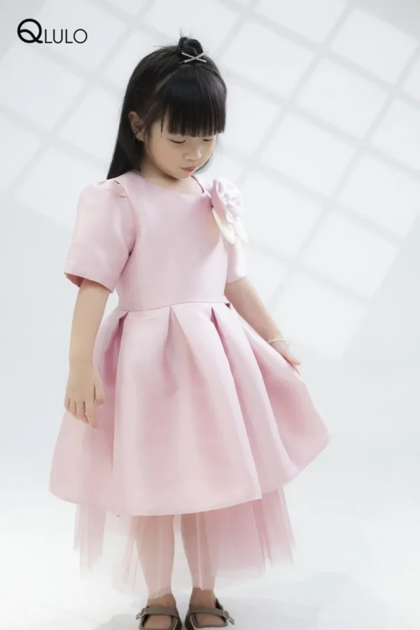 Váy đầm thiết kế sang trọng QLULO, album Angel - 24AG2011-PINK-3