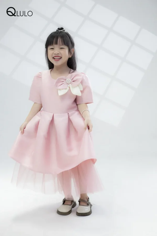 Váy đầm thiết kế sang trọng QLULO, album Angel - 24AG2011-PINK-3