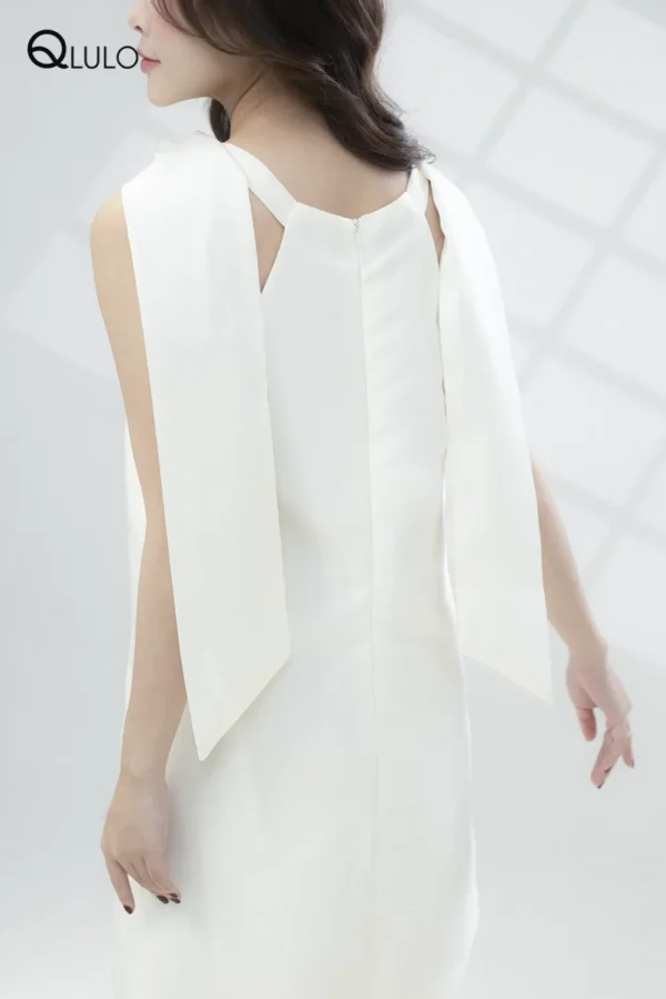 Váy đầm thiết kế sang trọng cao cấp QLULO, album Angel - 24AG3010-Cream-4
